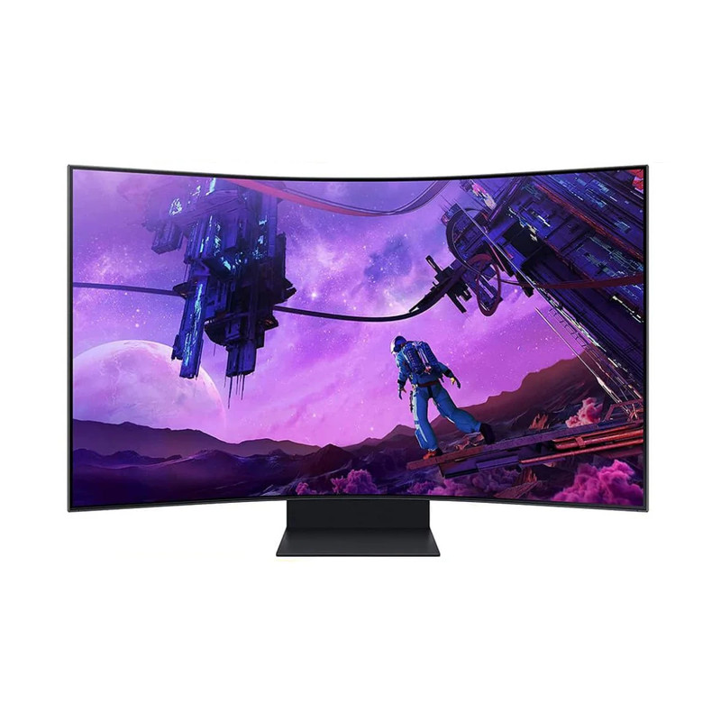 Samsung Odyssey Ark 55” 4K 165Hz Quantum Mini-LED Curved Gaming Monitor - شاشة